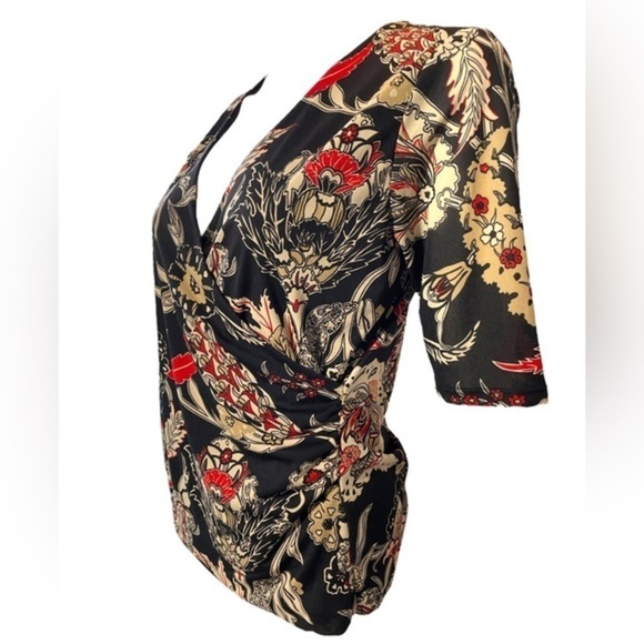 JONES WEAR short-sleeve ruched blouse - Picture 2 of 5